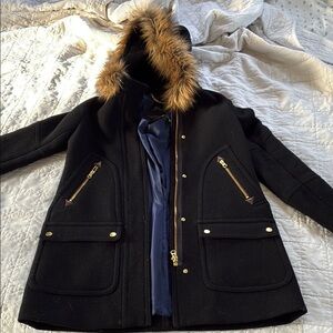 J. Crew Stadium Wool Coat